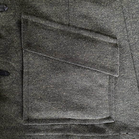 Theory Olive Green Duffle Camine Toggle Coat sz P - Picture 9 of 9